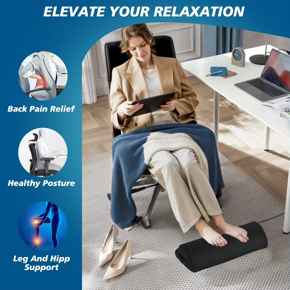 Comfortable Desk Foot Rest Pillow for Office Use