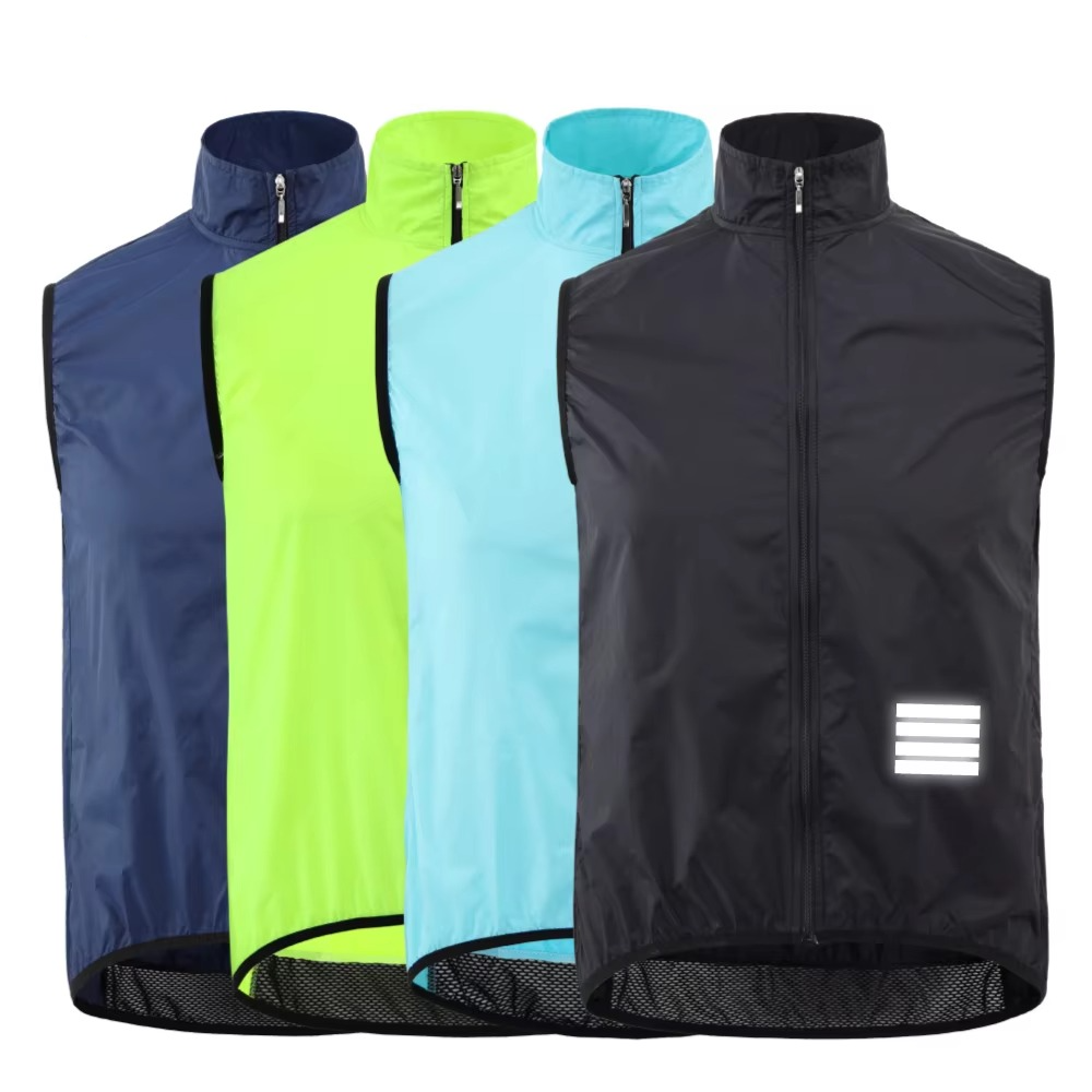 Waterproof Mens Cycling Gilet Windbreaker Vest - Hehif