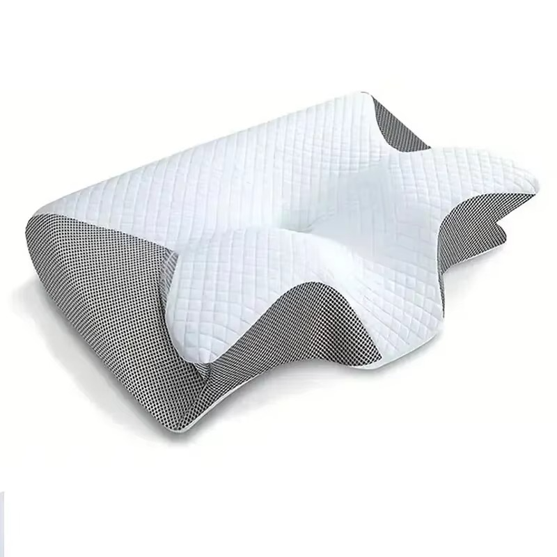 Contour Orthopedic Neck Support Pillow for Back Relief - Hehif