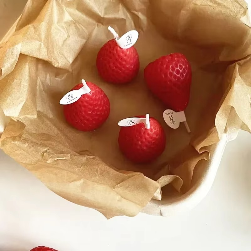 Fragrant Strawberry Soy Wax Home Candles