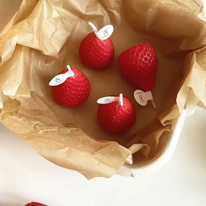 Fragrant Strawberry Soy Wax Home Candles