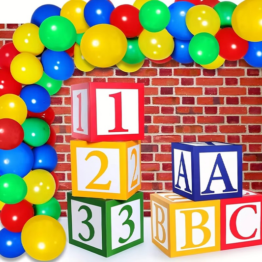 Colorful Party Balloons Set for Grad Party Decor - Hehif