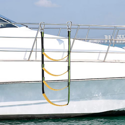 Compact Marine Rope Step Ladder for Boats