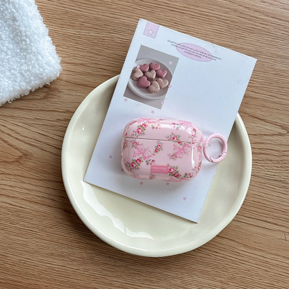 Pretty Floral Phone Case with Ring Accessory