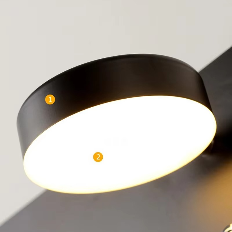 Stylish LED Wall Lamp with USB and Touch Control