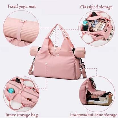 Waterproof Gym and Travel Duffel Bag for Women