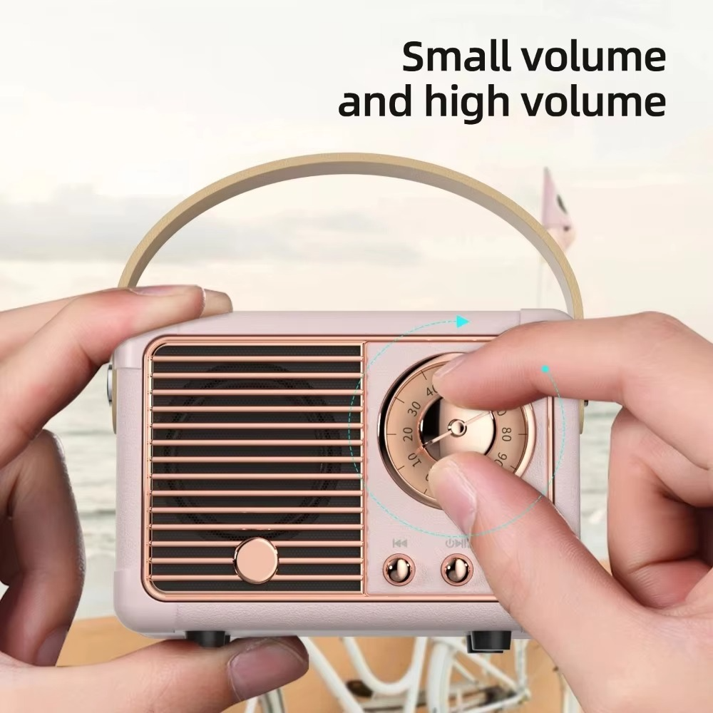 Classic Portable Bluetooth Speaker with Deep Bass