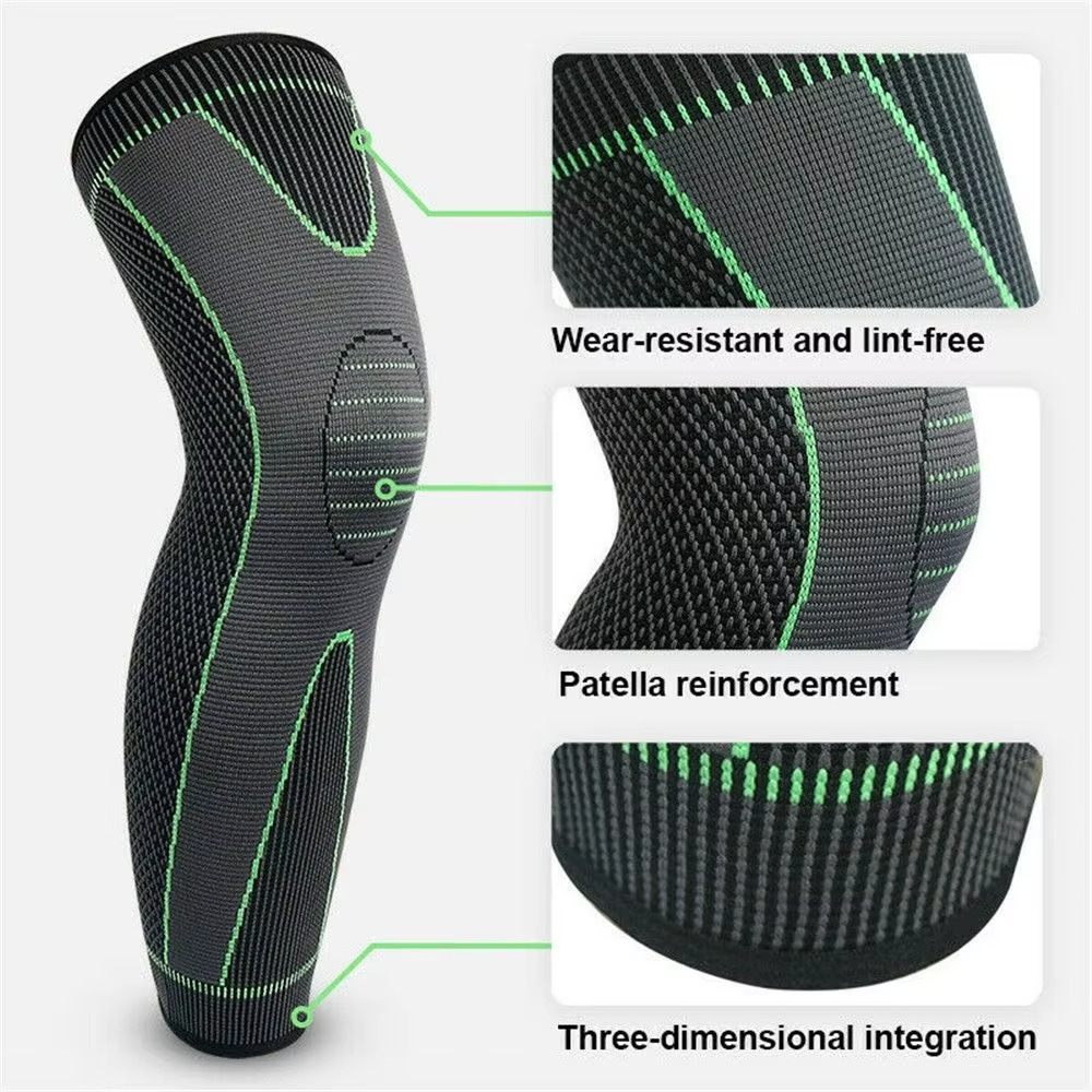 Comfortable Full Leg Compression Support Sleeve