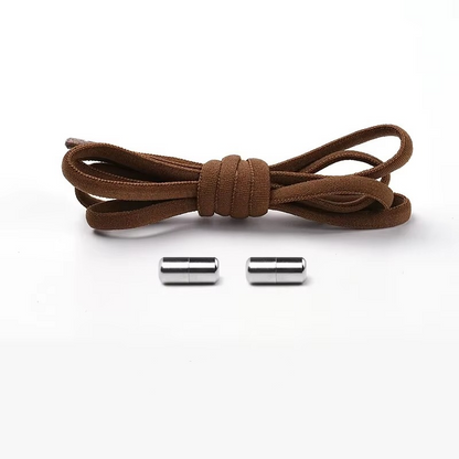 Easy One Pull Laces with Secure Metal Buckle
