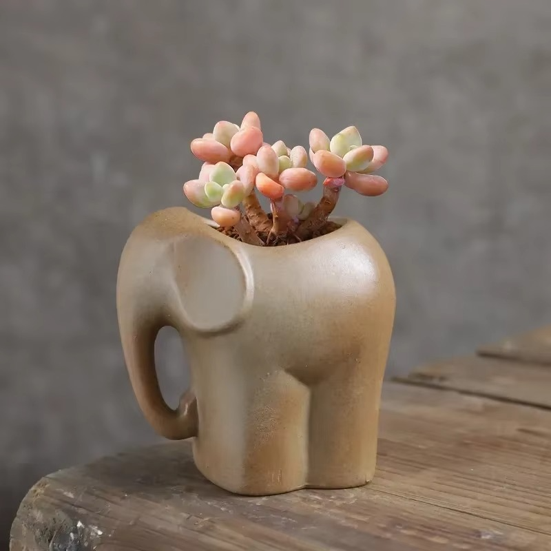 Unique Clay Mini Succulent Plant Pots
