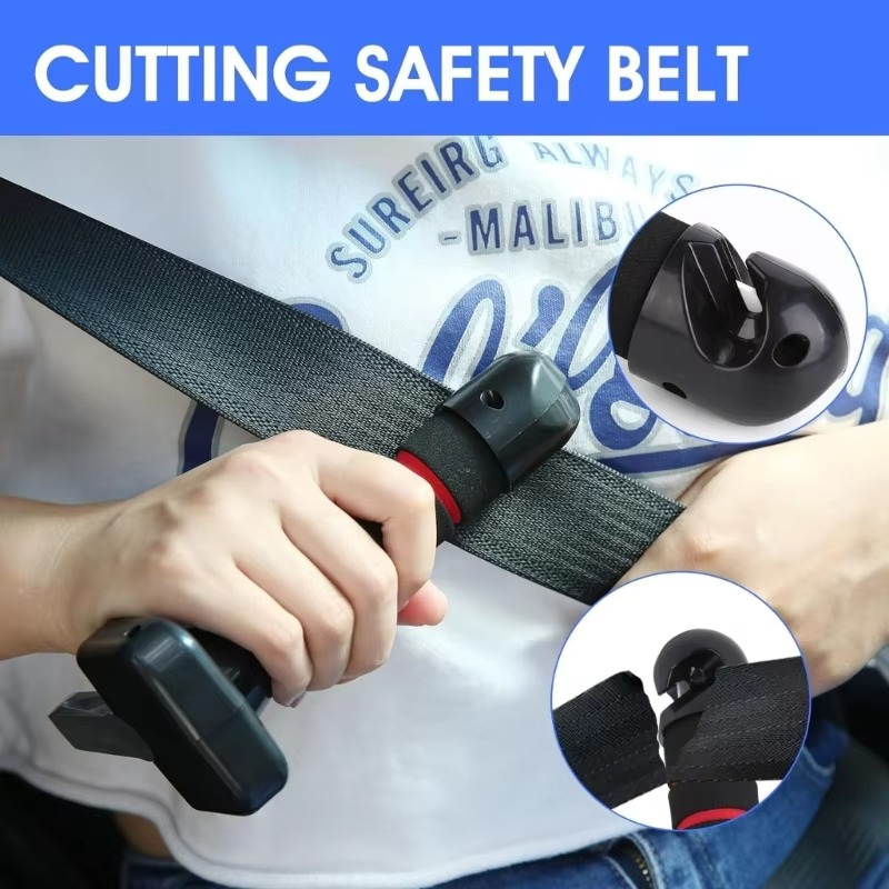 Compact Car Door Assist Handle & Emergency Exit Tool