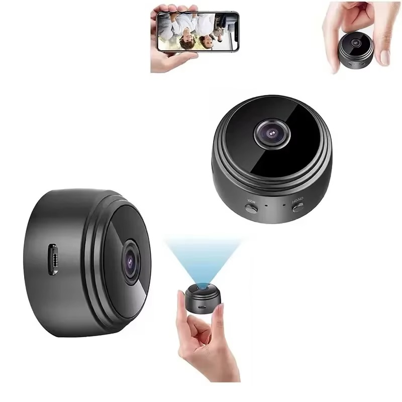 Compact 1080p WiFi Home Surveillance Camera with Night Vision