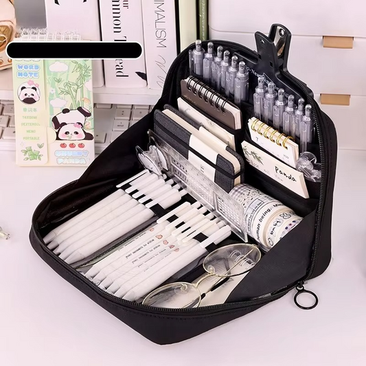 Big Student Pencil Bag with Multiple Pockets - Hehif