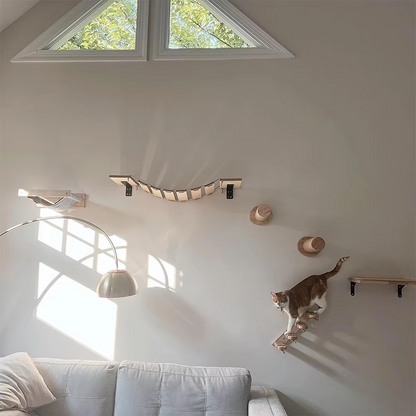 Space-Saving Cat Climber and Scratch Tower