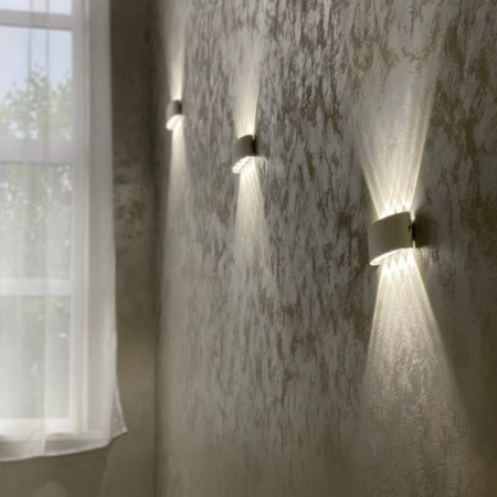 Contemporary LED Wall Light - Adjustable Indoor Sconce