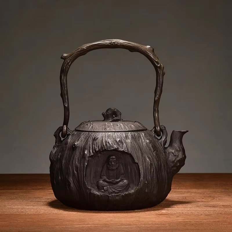 Authentic Antique Style Cast Iron Teapot