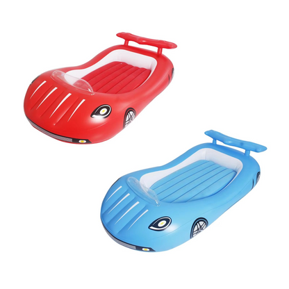 Portable Kids Air Bed with Plush Top Surface
