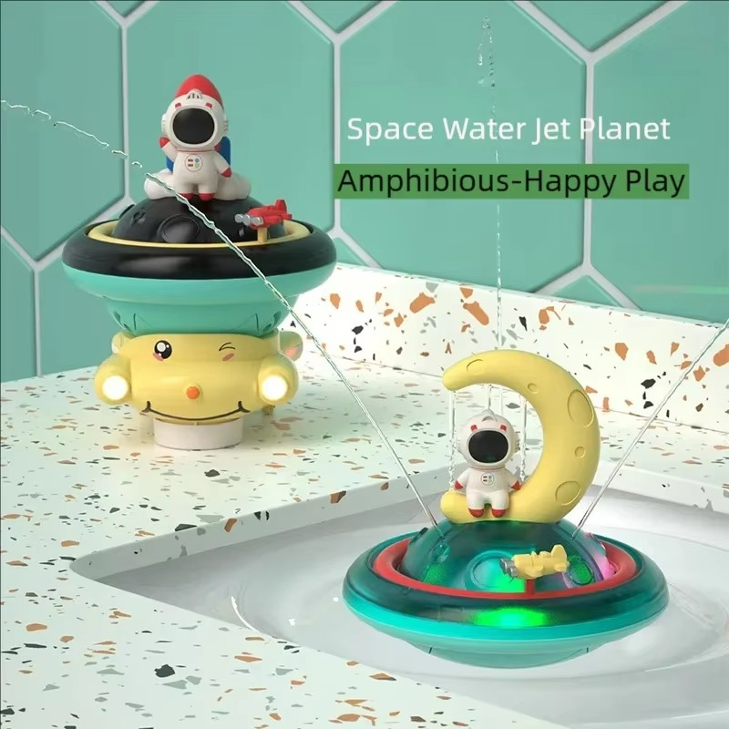 Fun Space Shower Toy with Music and Flashing Lights