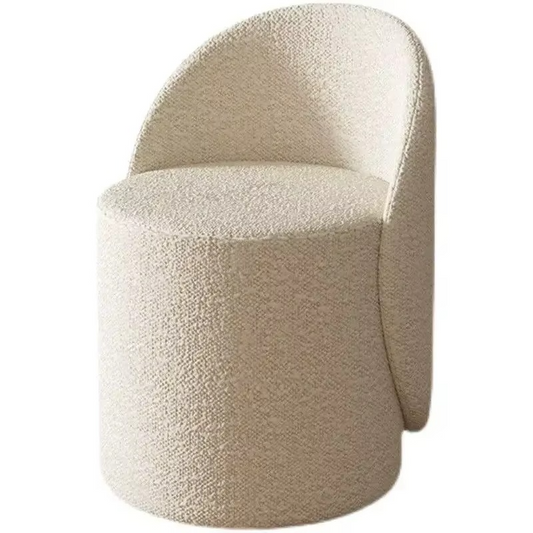 Comfortable Swivel Vanity Stool with Padded Seat - Hehif