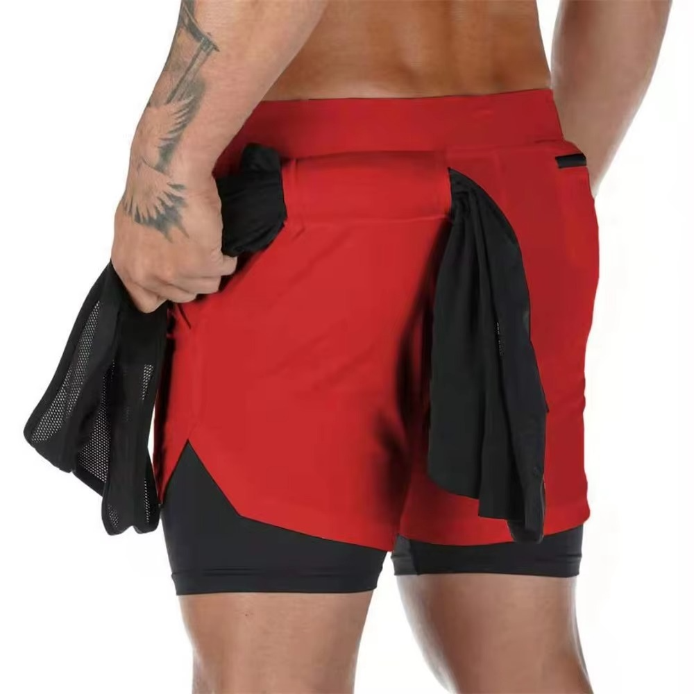 Men's Athletic Running Shorts with Secure Pocket