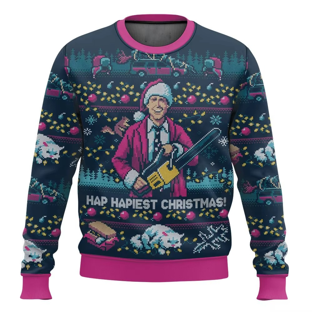 Fun Holiday 3D Graphic Sweater for Men and Women