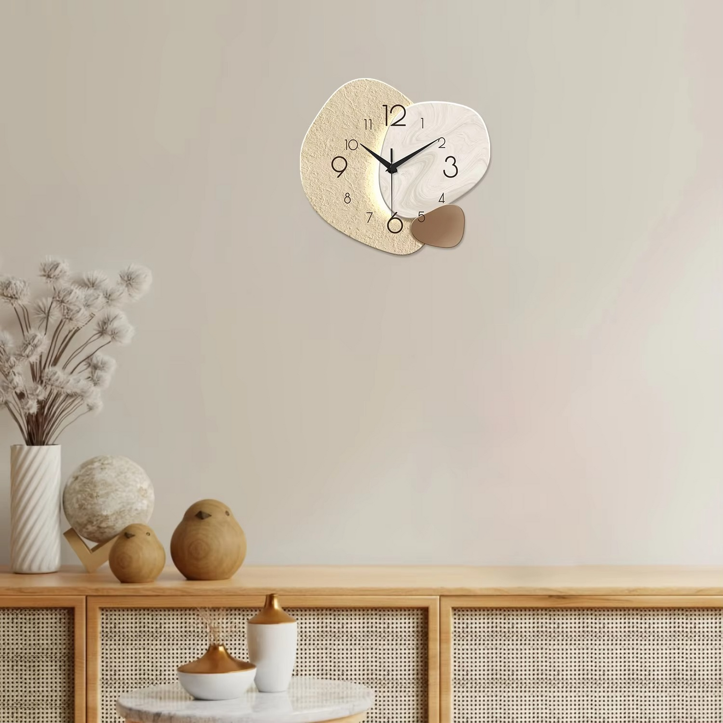 Quiet Slim Digital Wall Clock for Home Decor