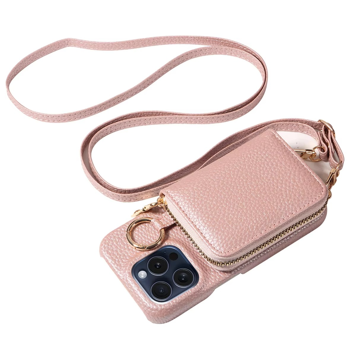 Durable Leather iPhone Case with Magnetic Shield Protection