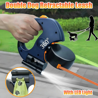 Safe Reflective LED Dog Leash for Small Pets