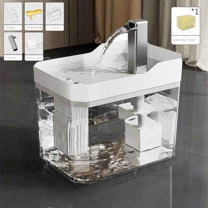 Easy Clean Pet Water Fountain with Filter and Pump