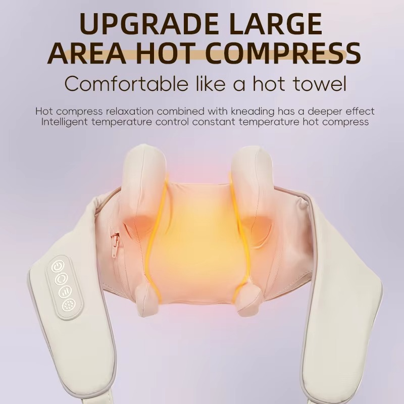 Portable Electric Shoulder and Neck Massager for Back Pain Relief