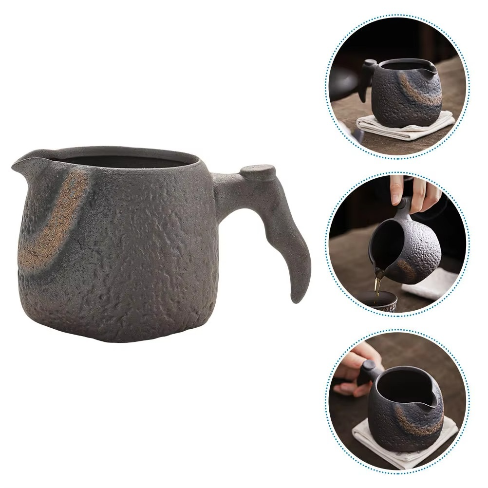 Classic Porcelain Tea Infuser Mug Antique Style Home Decor