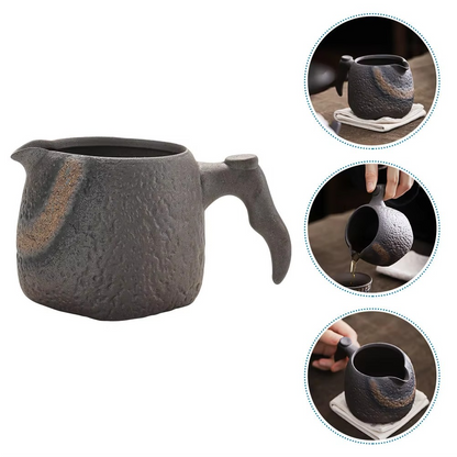 Classic Porcelain Tea Infuser Mug Antique Style Home Decor