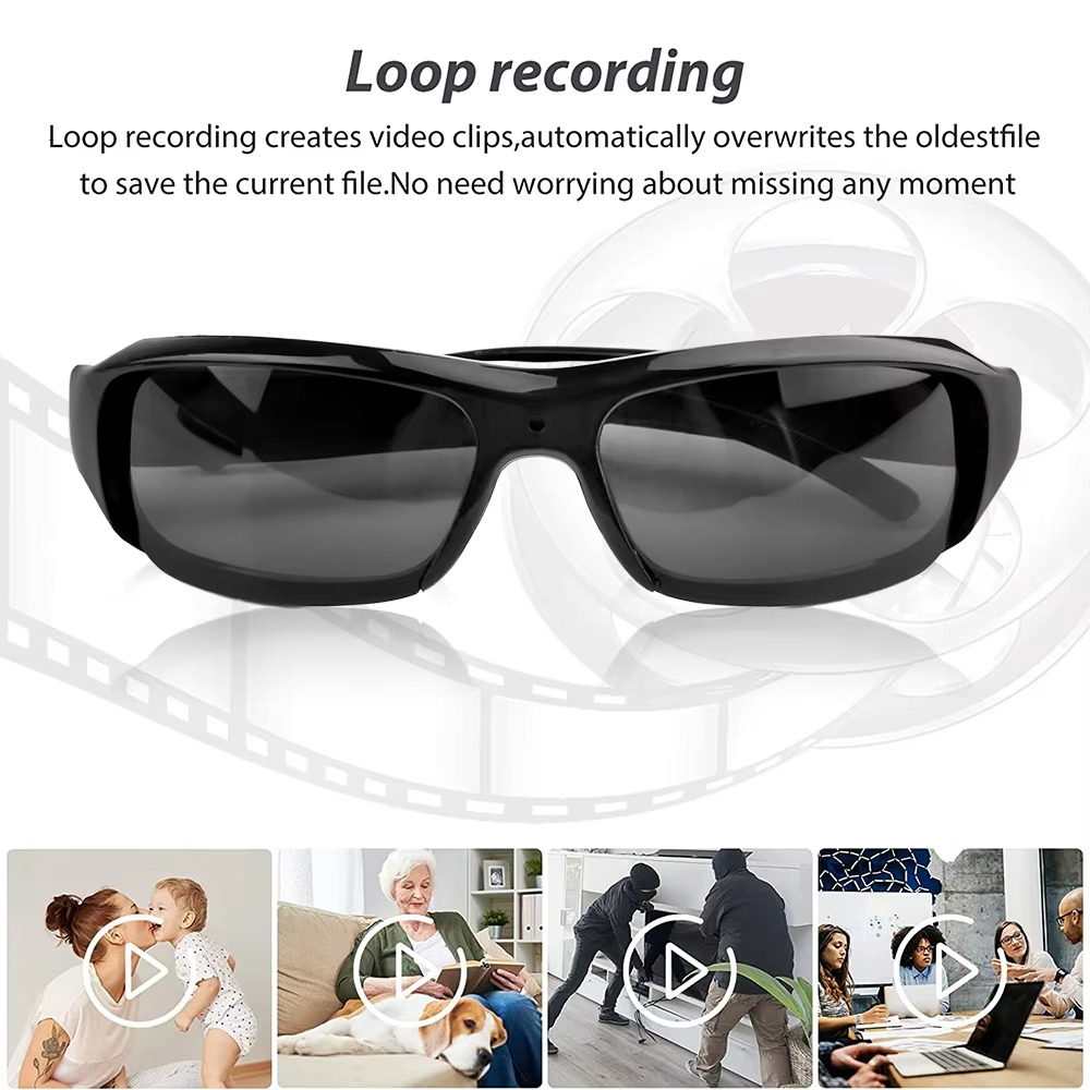 HD Video Sunglasses Camera for Outdoor Recording