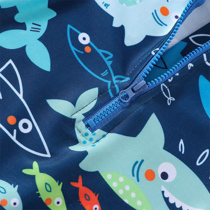 Kids Protective Shark Swim Shirt