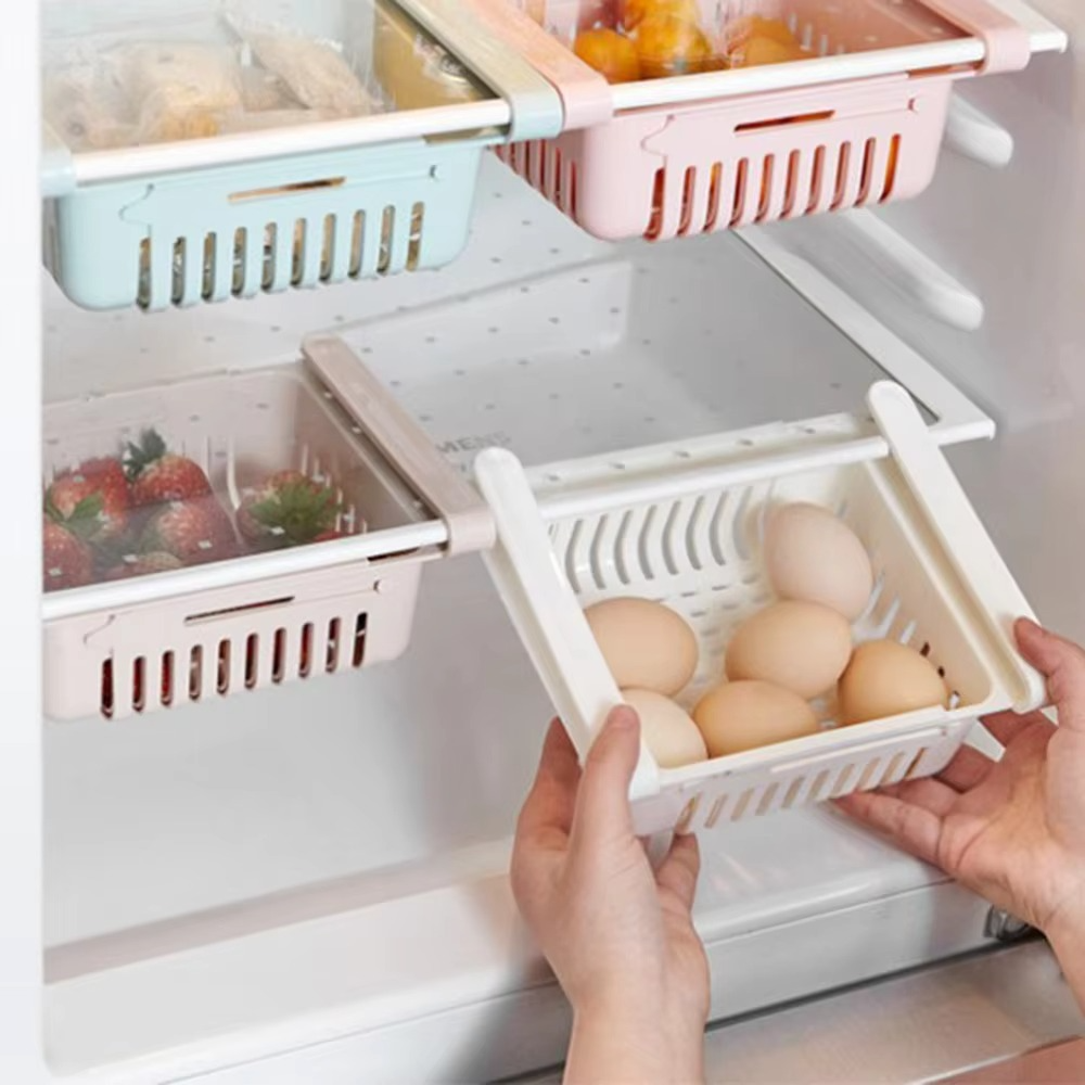 Space Saving Fridge Storage Shelf for Organized Kitchen - Hehif