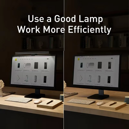 Compact LED Computer Screen Light for Desk Use