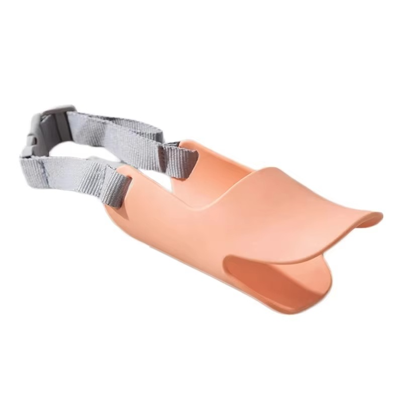 Comfortable Rubber Pet Muzzle for Small to Large Dogs