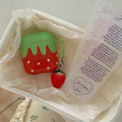 Fun Fruit AirPods Case with Soft Cover and Charm - Hehif