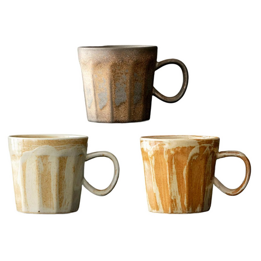 Ceramic Coffee Mug with Comfort Grip - Hehif