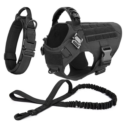 Durable Dog Vest Harness and Lead Set for Big Dogs