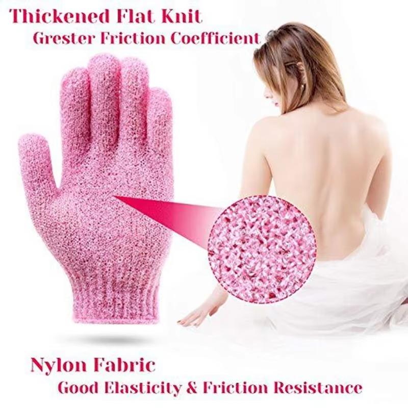 Soft Exfoliating Bath Gloves for Gentle Skin Care