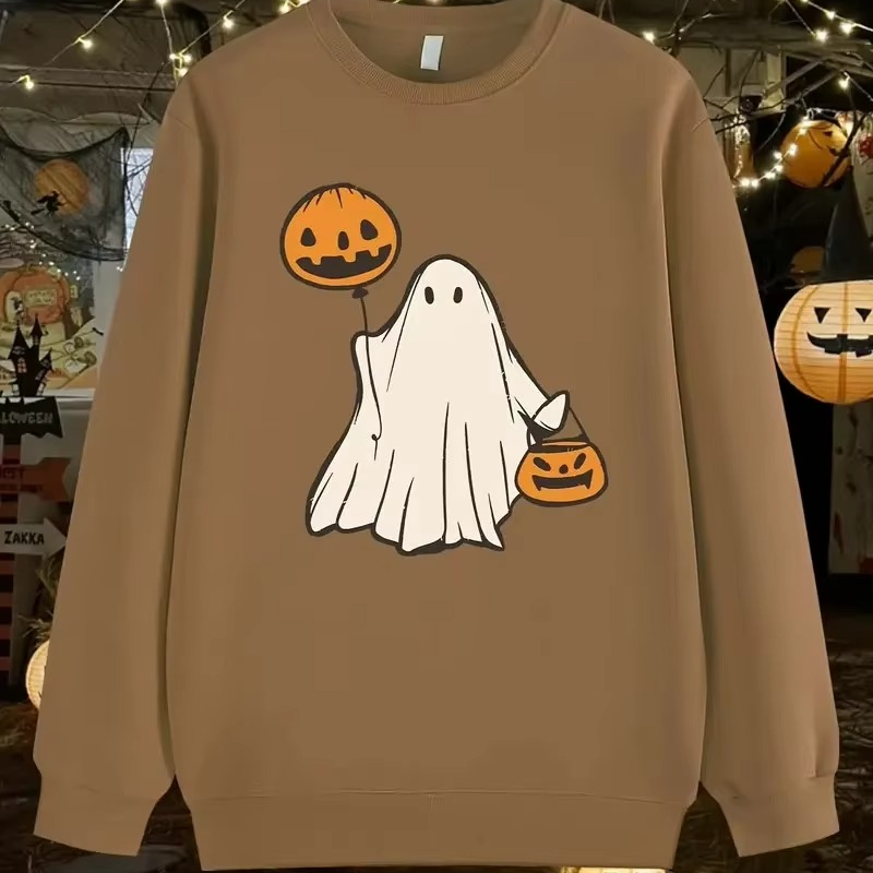 Spooky Halloween Graphic Pullover Hoodie