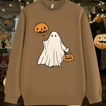 Spooky Halloween Graphic Pullover Hoodie