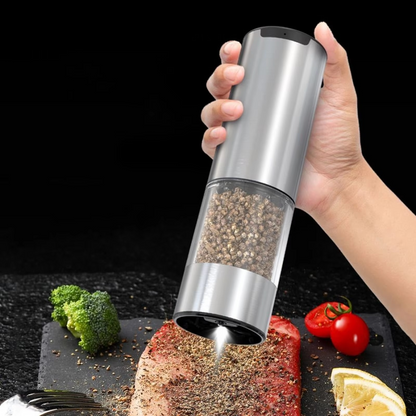 Automatic Salt Pepper Mill Set with LED Lighting