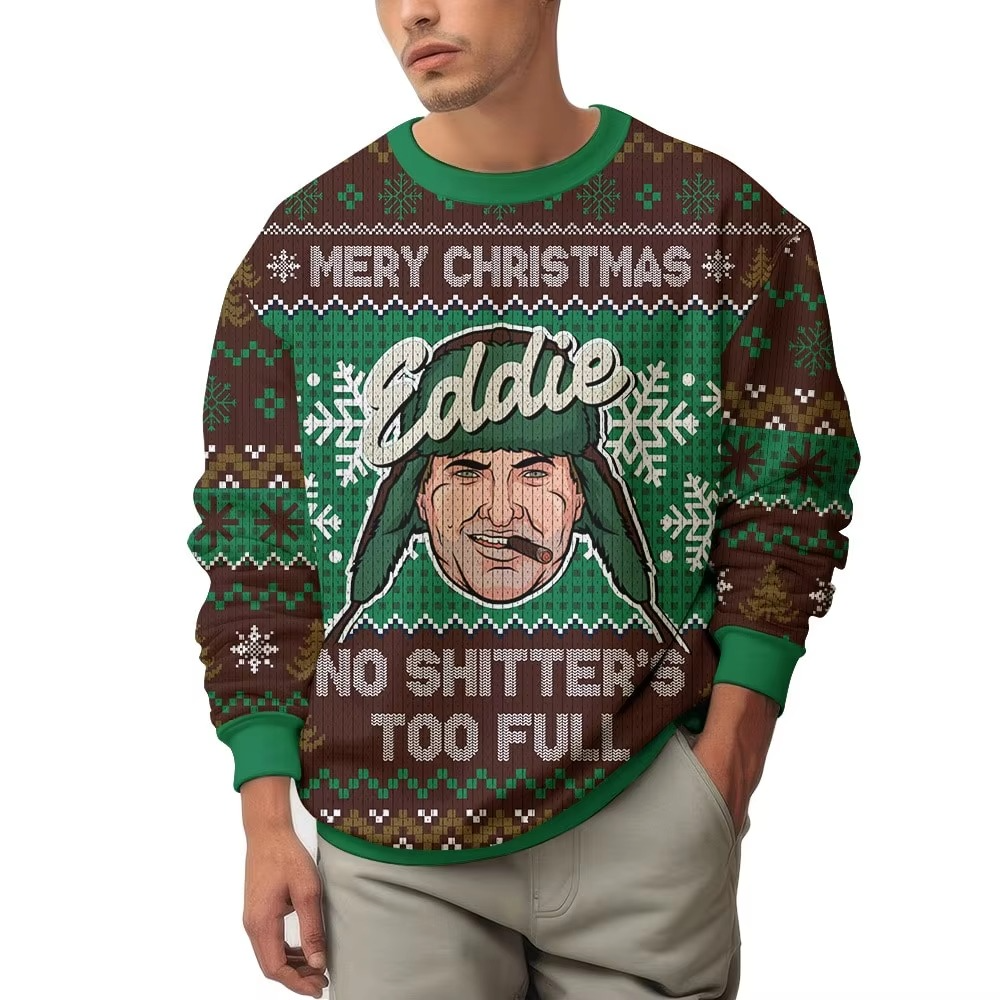 Fun Holiday 3D Graphic Sweater for Men and Women