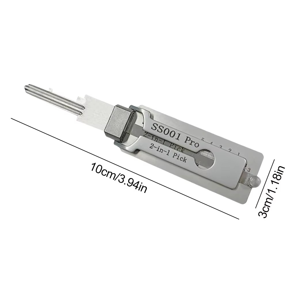 Professional 2-in-1 Lock Pick and Decoder Tool