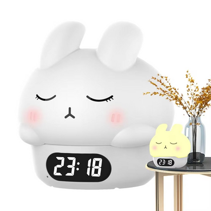 Cute Kids Digital Clock with Sleep Timer and Nightlight
