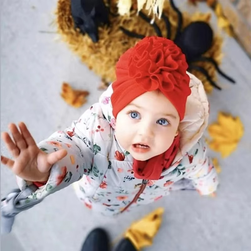 Cute Floral Baby Headband Hat