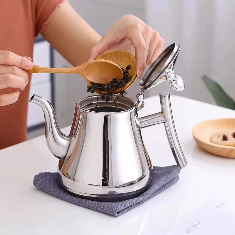 Durable Heavy Duty Steel Teapot for Home Use