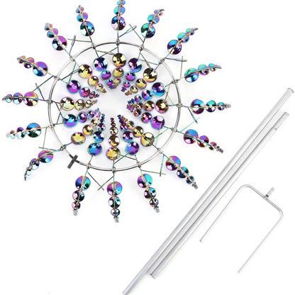 Outdoor Solar Powered Garden Wind Decor Sculpture